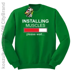 Installing muscles please wait... - Bluza STANDARD khely