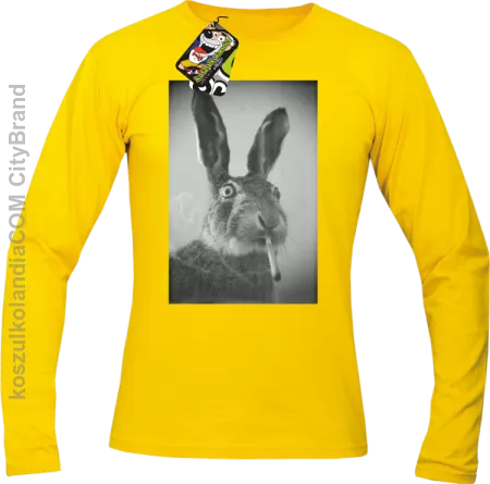 Zając z cygaretem - Longsleeve męski