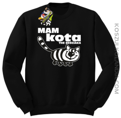 Mam kota the beściaka - Bluza bez kaptura czarna 