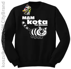 Mam kota the beściaka - Bluza bez kaptura czarna 