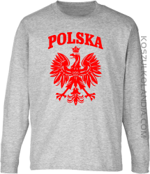Polska - Longsleeve dziecięcy melanż 