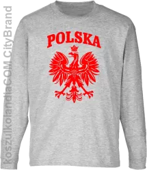 Polska - Longsleeve dziecięcy melanż 