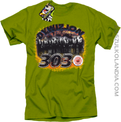 Dywizjon 303 Lotnicy - koszulka męska kiwi