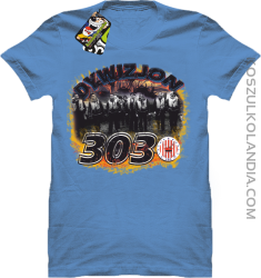 Dywizjon 303 Lotnicy - koszulka męska niebieska