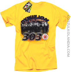 Dywizjon 303 Lotnicy - koszulka męska żółta