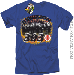 Dywizjon 303 Lotnicy - koszulka męska niebieska