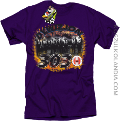 Dywizjon 303 Lotnicy - koszulka męska fioletowa
