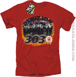 Dywizjon 303 Lotnicy - koszulka męska czarwona