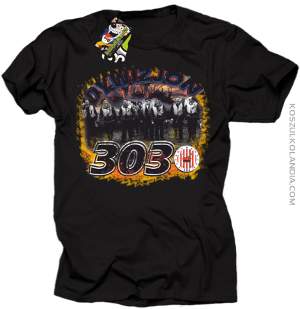 Dywizjon 303 Lotnicy - koszulka męska czarna