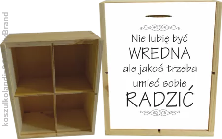 Nie lubię być wredna ale jakoś trzeba umieć sobie radzić - Skrzyneczka ozdobna 