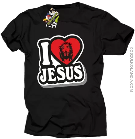 I love Jesus StickStyle - Koszulka Męska