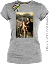 Mona Lisa Model Art - Koszulka damska melanż 