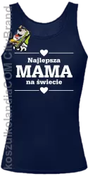 Najlepsza MAMA na świecie - Top damski granat 