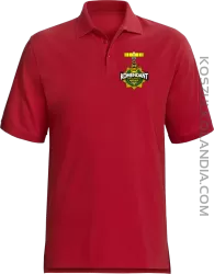 KOMENDANT MELANŻU - Koszulka męska Polo czerwona 