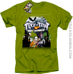 Trick or Treat Party October 31st - koszulka męska kiwi