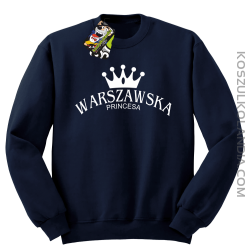 Warszawska princesa - Bluza STANDARD granat
