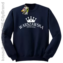 Warszawska princesa - Bluza STANDARD granat