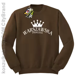 Warszawska princesa - Bluza STANDARD brąz