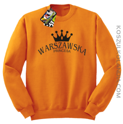Warszawska princesa - Bluza STANDARD pomarańcz