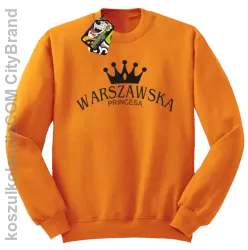 Warszawska princesa - Bluza STANDARD pomarańcz