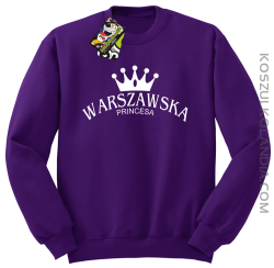 Warszawska princesa - Bluza STANDARD fiolet