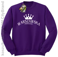 Warszawska princesa - Bluza STANDARD fiolet