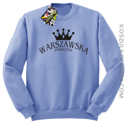 Warszawska princesa - Bluza STANDARD błękit