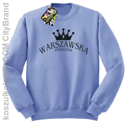 Warszawska princesa - Bluza STANDARD błękit