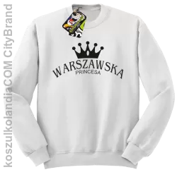 Warszawska princesa - Bluza STANDARD biała