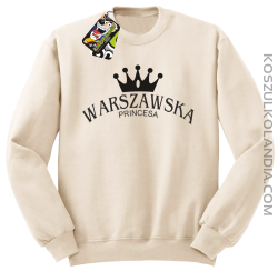 Warszawska princesa - Bluza STANDARD beż