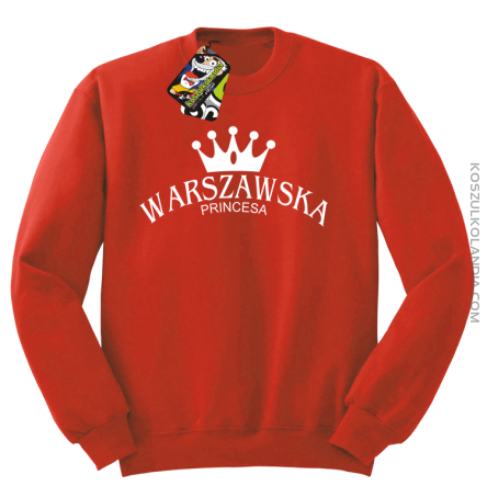 Warszawska princesa - Bluza STANDARD red
