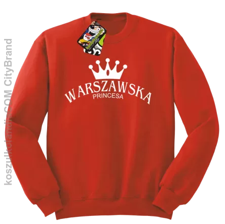 Warszawska princesa - Bluza STANDARD red