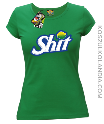 SHIT Parody FanStyle - Koszulka damska zielona 