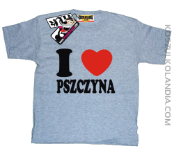 I love Pszczyna - koszulka dziecięca - melanżowy