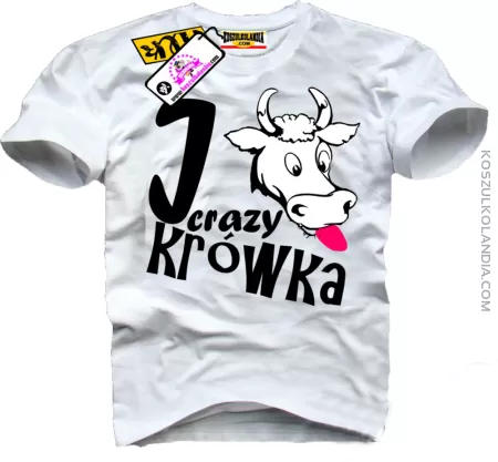 I Crazy Krówka - Koszulka Męska Nr KODIA00074