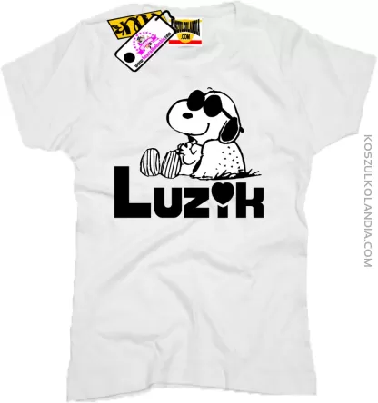 Snoopy Luzik - koszulka Damska