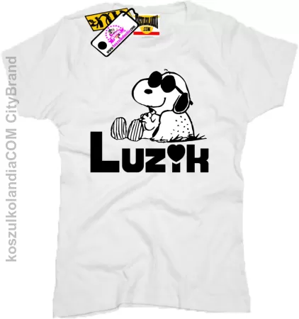 Snoopy Luzik - koszulka Damska