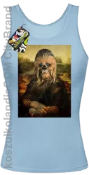 Mona Lisa Chewbacca CZUBAKA - Top damski błękit 