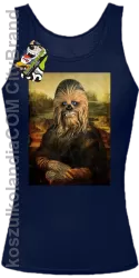 Mona Lisa Chewbacca CZUBAKA - Top damski granat 