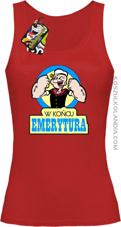 POPEY StrongMan W końcu emerytura - Top damski 