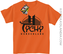 TYCHY Wonderland - Koszulka dziecięca pomarańcz 