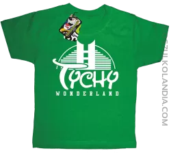 TYCHY Wonderland - Koszulka dziecięca zielona 