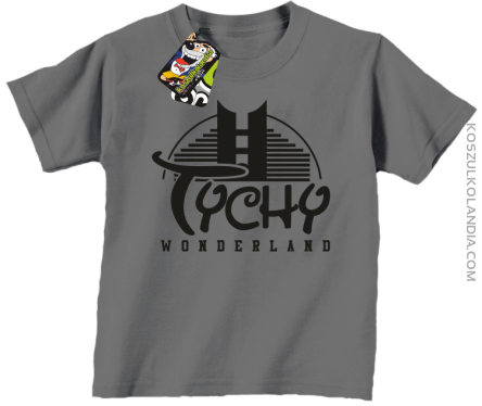 TYCHY Wonderland - Koszulka dziecięca szara 
