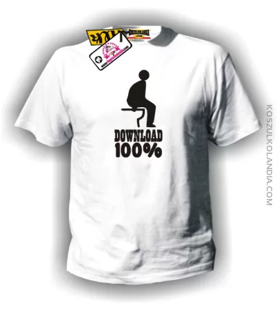 100% DOWNLOAD Koszulka męska Nr KODIA00013