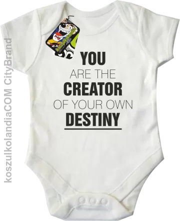 You are the CREATOR of your own DESTINY - Body dziecięce - Biały