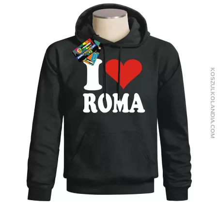 I LOVE ROMA - bluza z nadrukiem