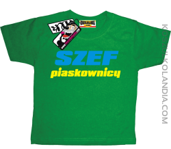 Szef Piaskownicy - super dziecięca koszulka - zielony