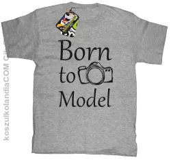 Born to model - Urodzony model - Koszulka dziecięca melanż