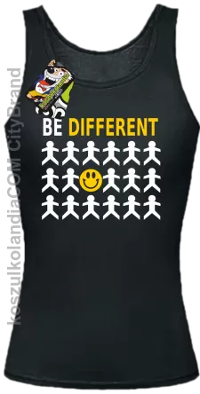 BE DIFFERENT - Top damski czarny 