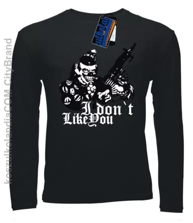 I dont like You Circus Killer with Gun - longsleeve męski 